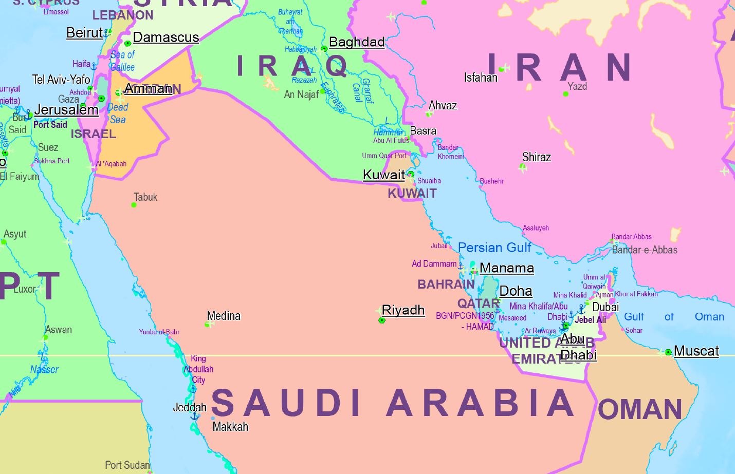Liman numaraları detaylı harita